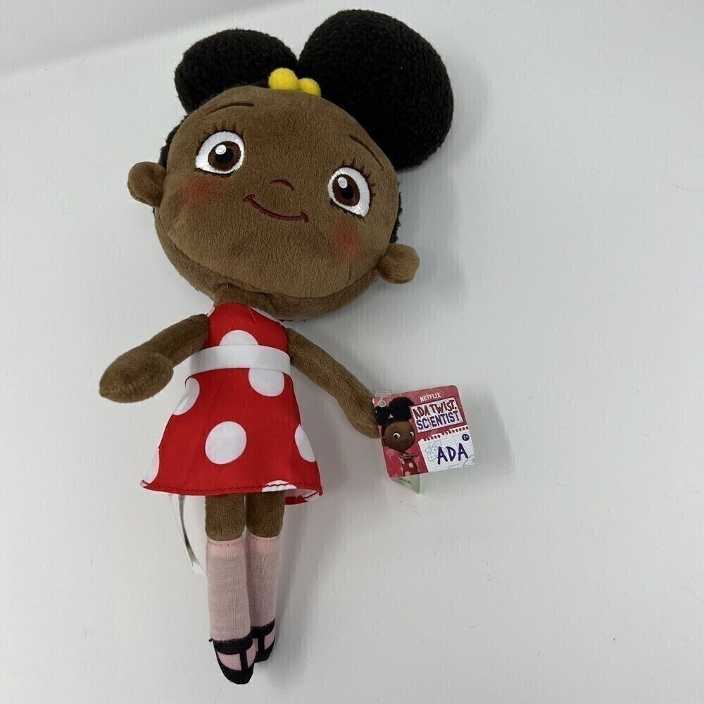 Netflix ADA TWIST SCIENTIST 12"in Plush Action Figure NEW Just Play Toy